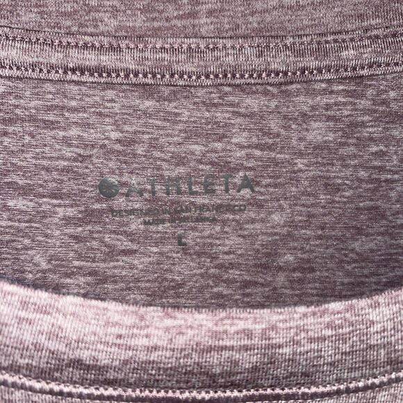 Athleta Uptempo Long sleeve Purple Yoga Thumb holes Fitness Shirt Large - Picture 4 of 9